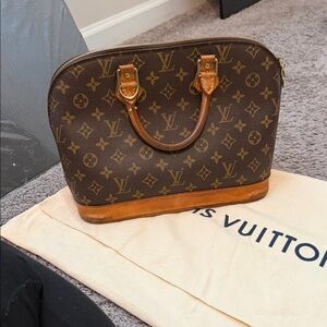 Louis Vuitton Brown Monogram Satchel